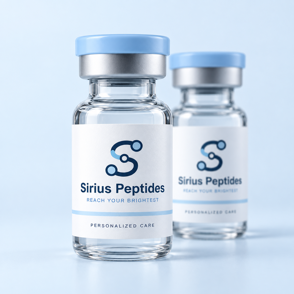 Illustrative Sirius Peptides packaging concept